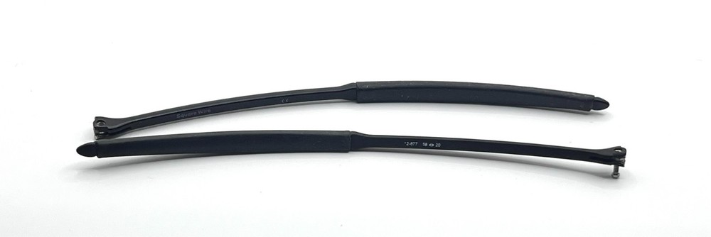 5570 - OAKLEY SQUARE WIRE BLACK SIZE 58 BOTH LENSES AUTHENTIC