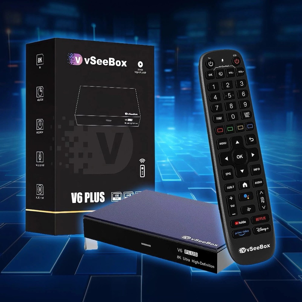 vSeeBox V6 Plus 2026 Android Stream Device Super Box Destroyer! Same Day Ship!