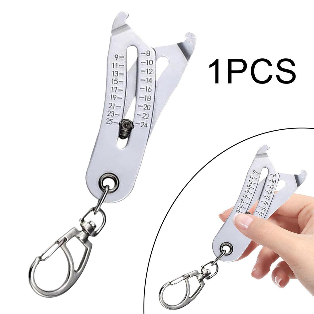 Precise Thread Size Checker Keychain Nut Bolt Thread Gauge Identifier