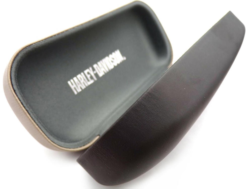 Harley Davidson Sunglasses Hard Case & Cloth for Medium and Larger Sized Models