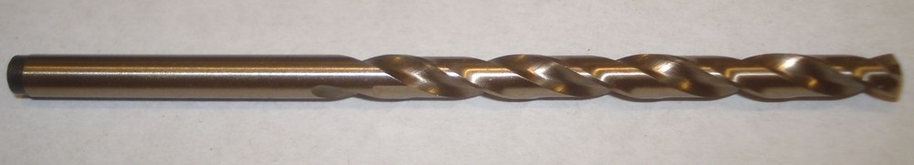 PKG OF 12 BRONZE OXIDE COATED DRILL BITS 5/32" DIAMETER MADE BY PRECISION TOOLS