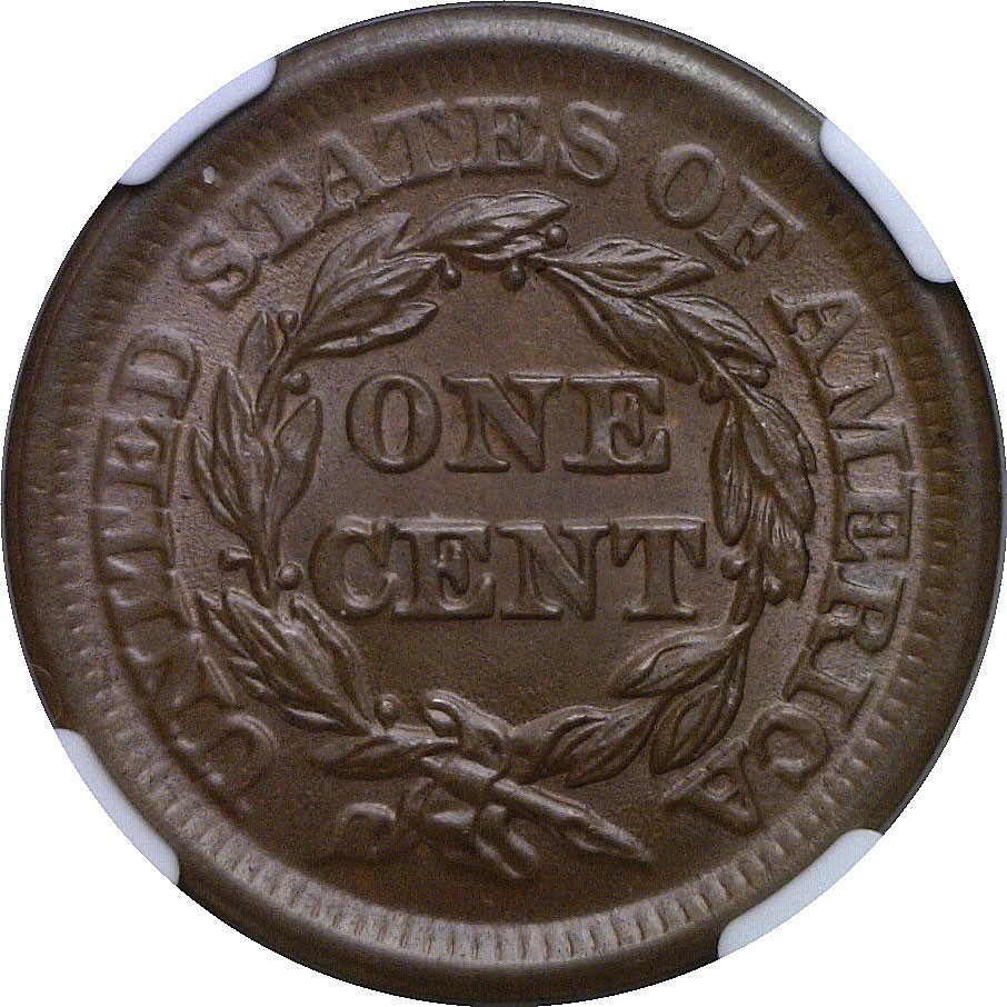 1850 Large Cent NGC MS-65 BN
