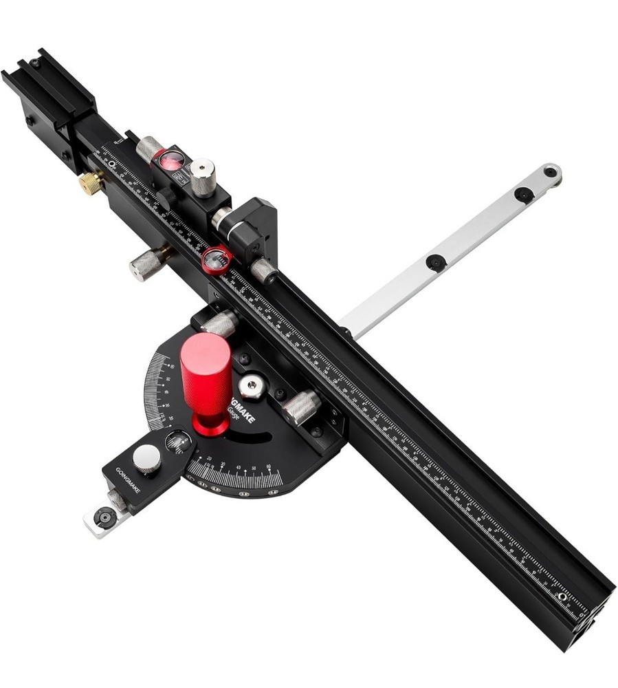 Goingmake Table Saw Miter Gauge with Micro Adjustable Flip Stop Extendable NEW