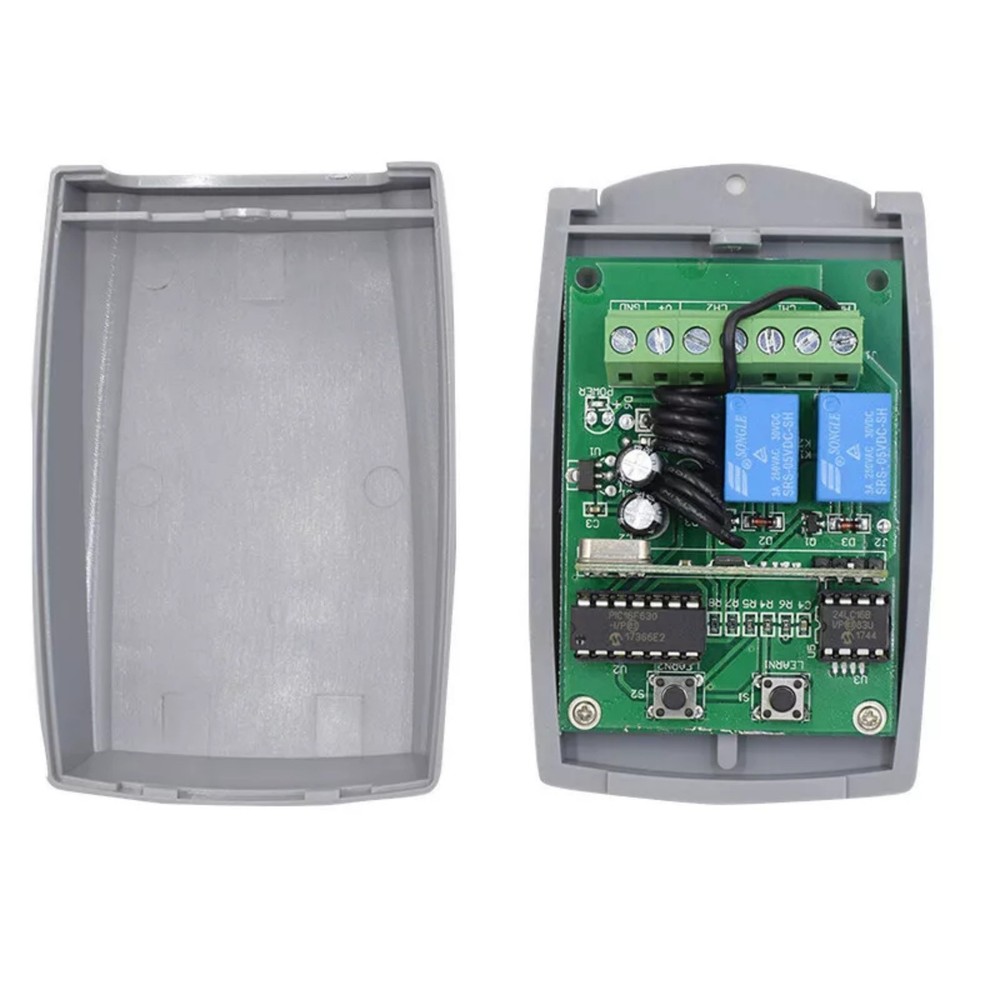 Rolling Code Universal 2-Channel Remote Control Switch Receiver Motor