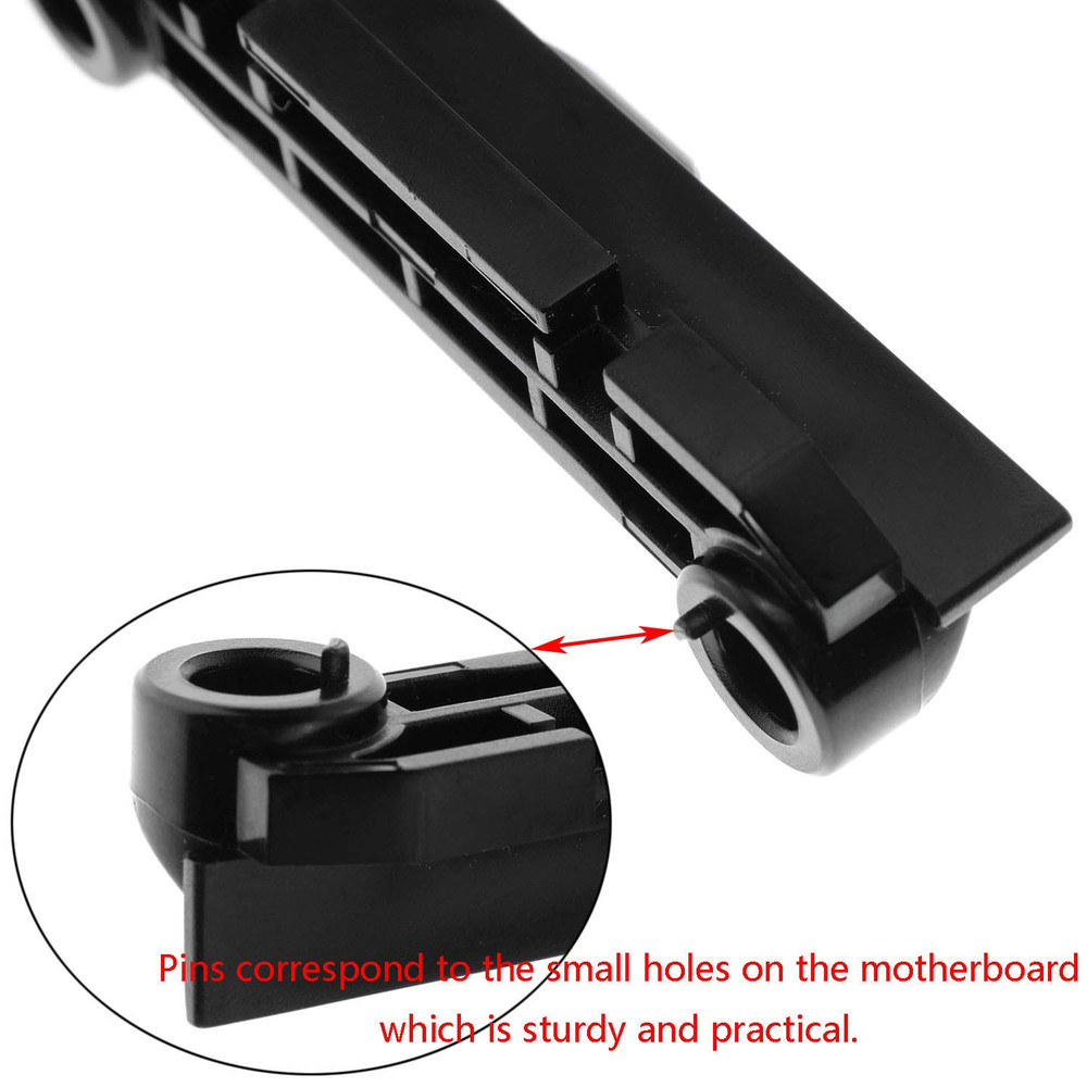 CPU Fan Retainer Bracket 4PCS Black CPU Fan Support Bracket for AM4