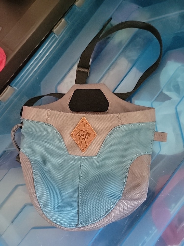 Prana Blue Gray Chalk Bag