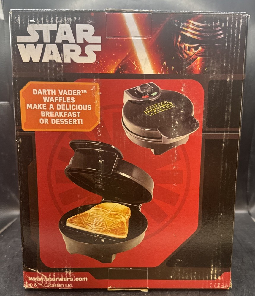 Star Wars Darth Vader Waffle Maker Iron Disney Open Box