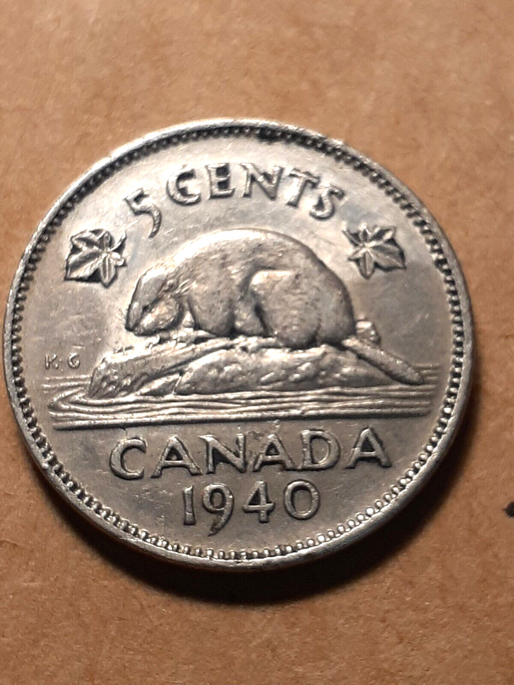 1940 FIVE CENTS CANADA