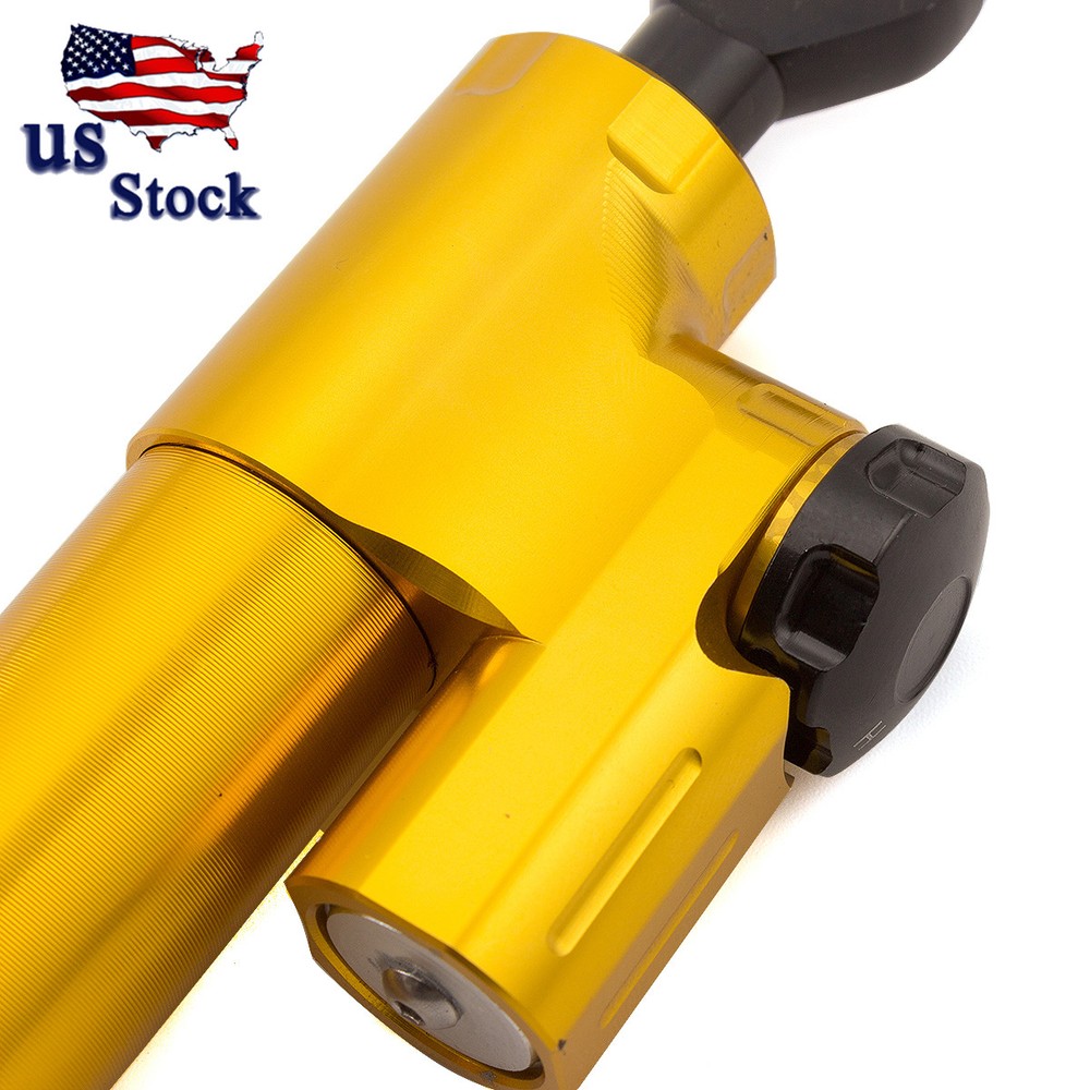 US Gold&Black CNC Adjustable Steering Damper Stabilizer Motorcycle Accessories
