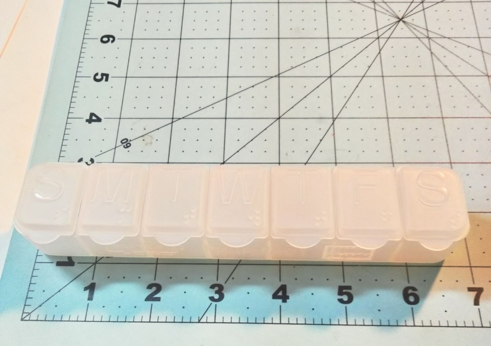 7 Day Weekly Pill Organizer Box Medication Caddy