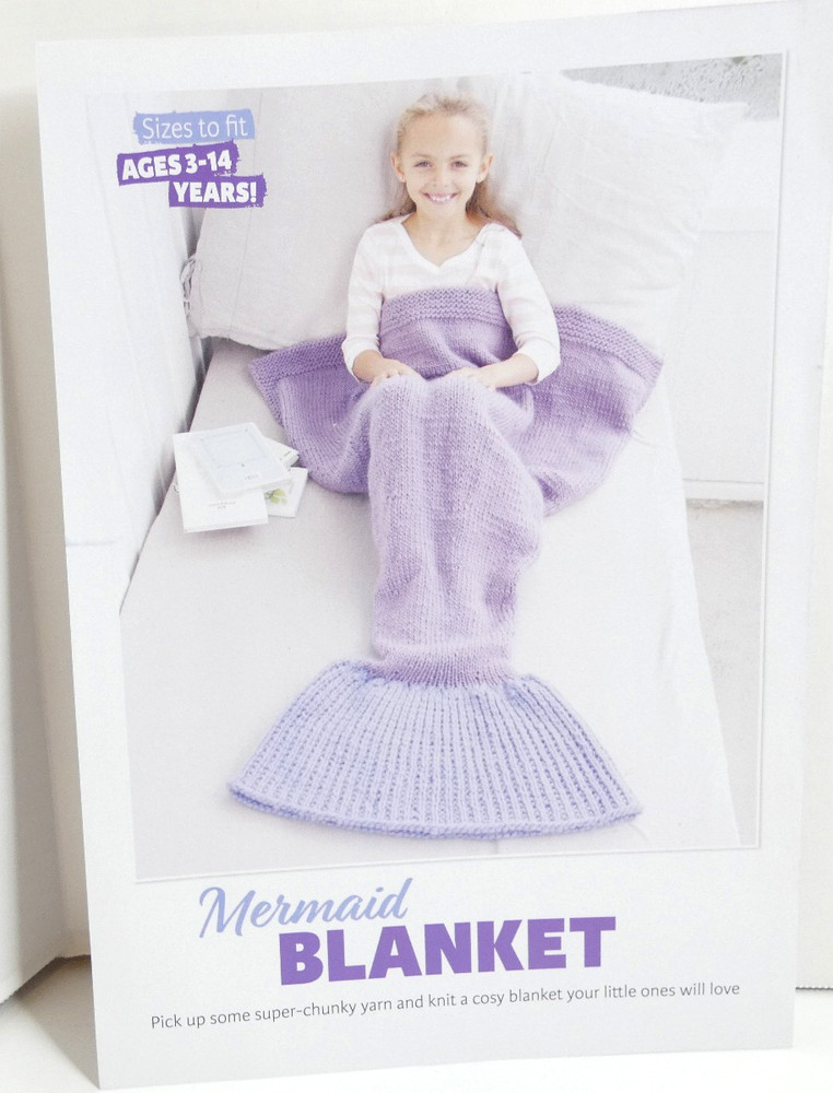 Pattern Mermaid Blanket Age 3 - 14 Years