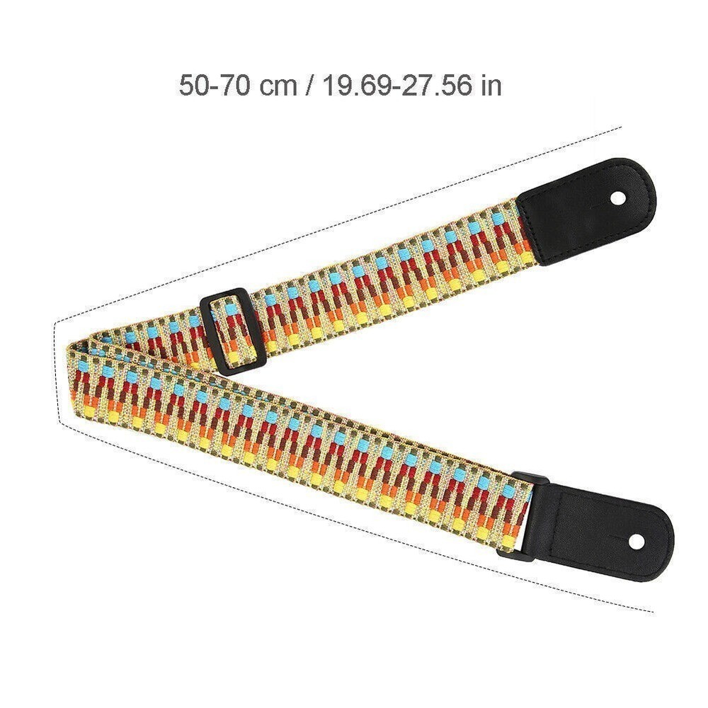 Exotic Rainbow Adjustable Ukulele 4 String Hawaii Guitar Shoulder Strap