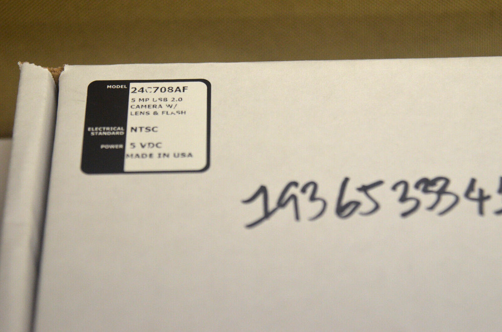 Videology 24Z704USB-KIT Security Camera W/ Lens & Flash (1-A)