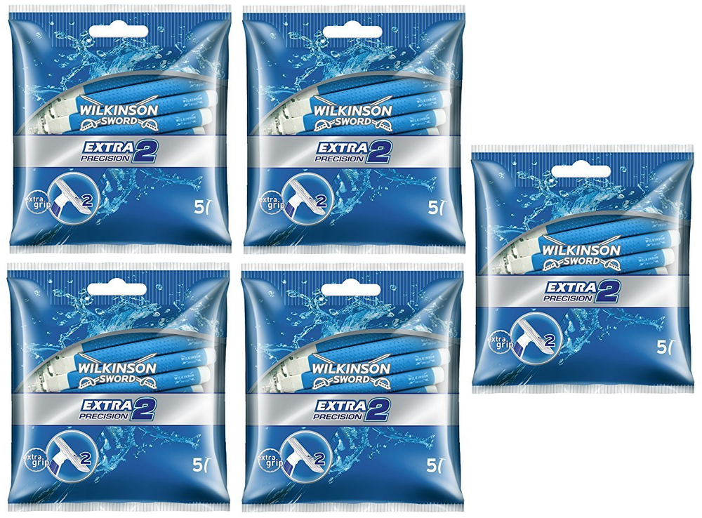 Wilkinson Sword Extra Precision 2 Disposable Razor, 25 Count (Same As Schick ST)