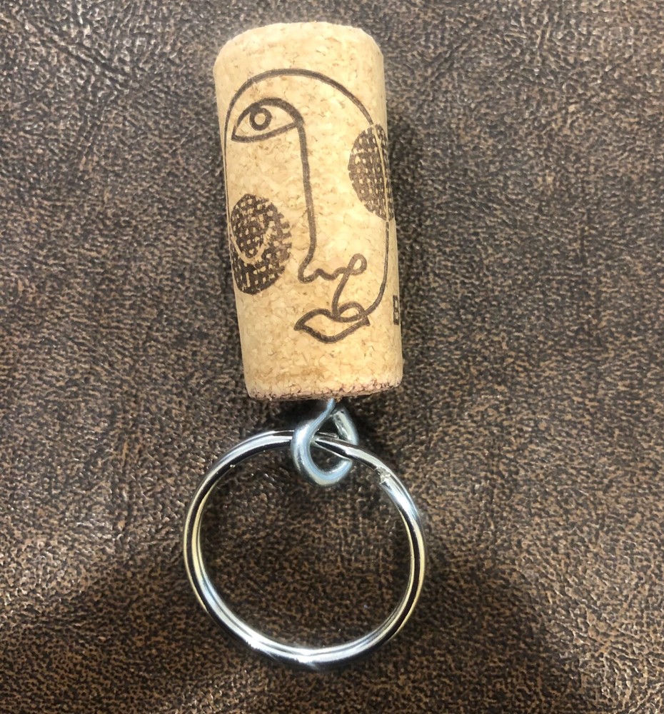 Wine Cork Keychains made from recycled wine corks