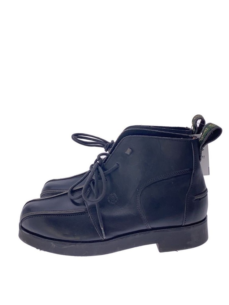 Lace-Up Boots/Us9/Blk/Leather 3544