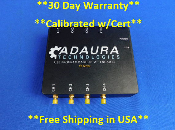 Adaura AD-USB4AR2 USB Programmable RF Attenuator