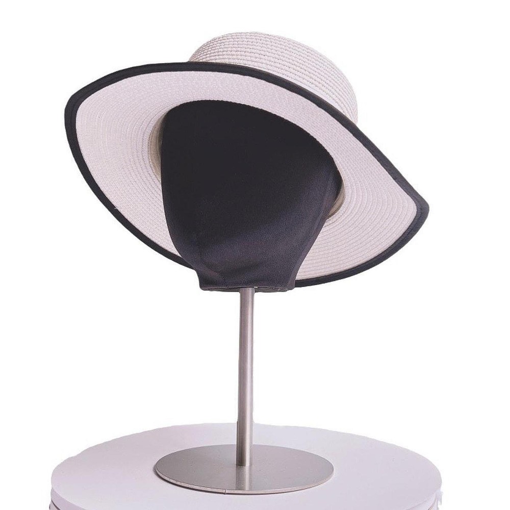 Wig Display Head Mannequin Head Sturdy Multipurpose Black Hat Display Head for