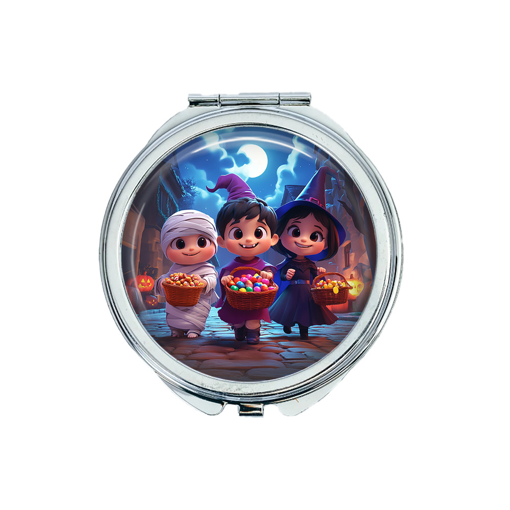 1 Halloween Design 6 Portable Makeup Compact Double Magnifying Mirror