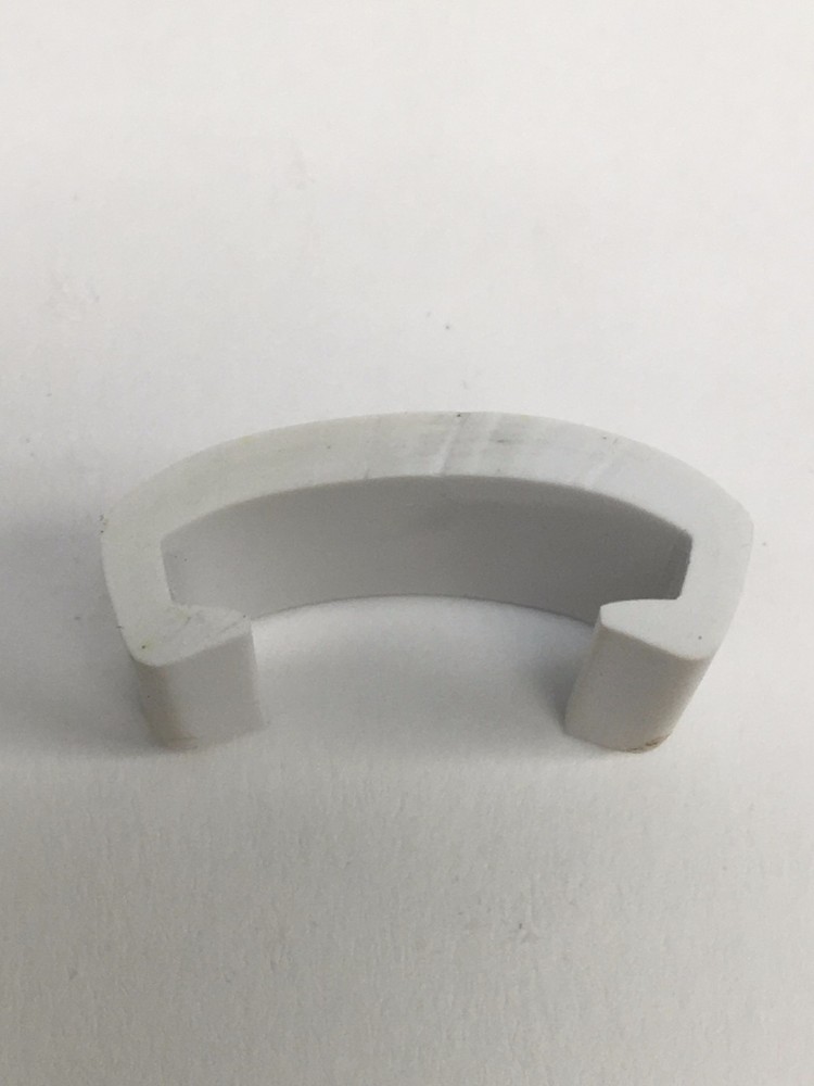 1" Wide White RV Boat Camper Vinyl Trim Molding Flexible Screw Cover