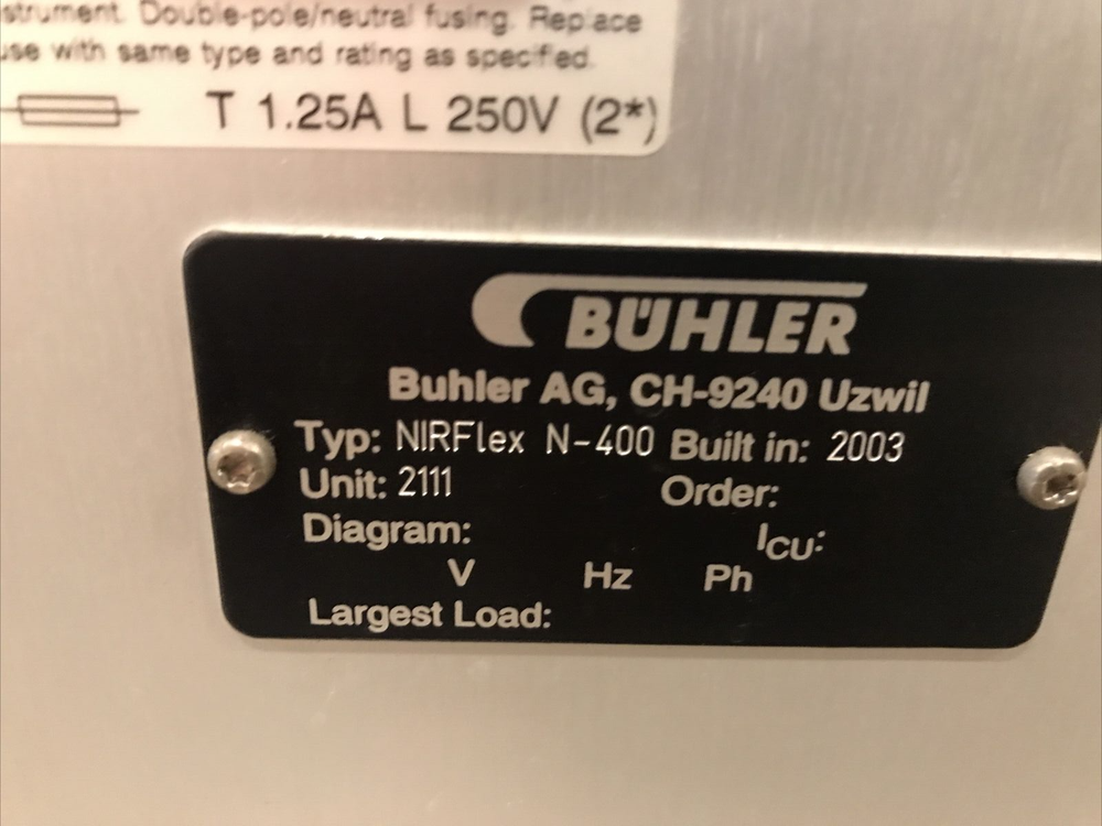 Buchi NIRFlex N-400 FT-NIR Spectrometer