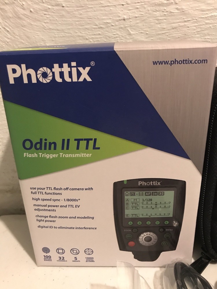Phottix Odin II TTL Flash Trigger Transmitter Unused In The Box