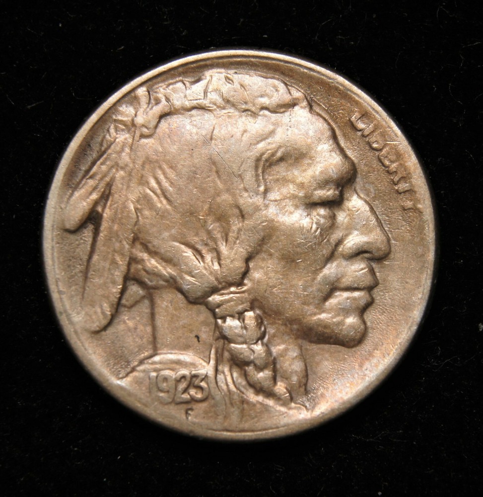 1923-S Buffalo Nickel  AU
