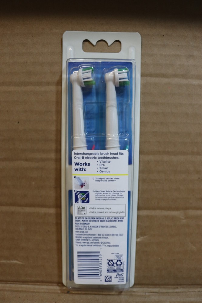 Oral B Precision Clean Replaceable Heads X4