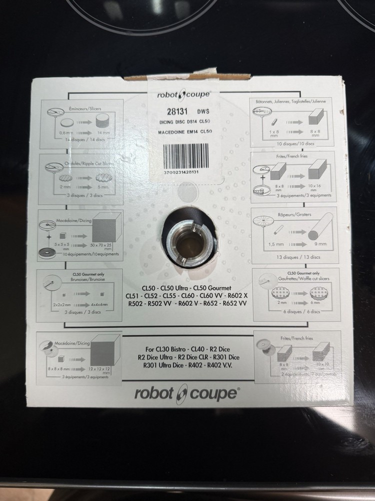 Robot Coupe 28131 Dicing Disc 9/16 Stainless Steel
