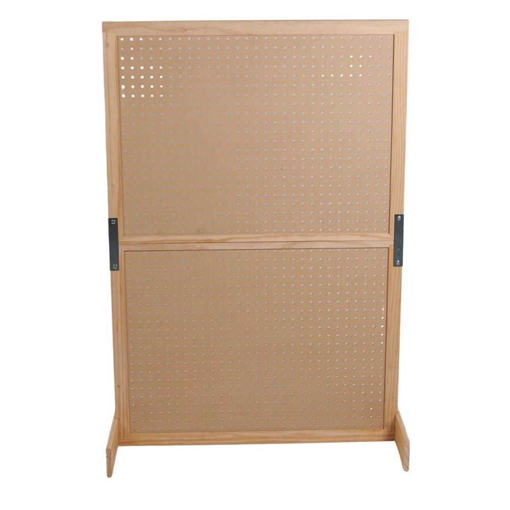 Standing Pegboard Display Craft Panel Organizer Screen 32" Wide x 48" High