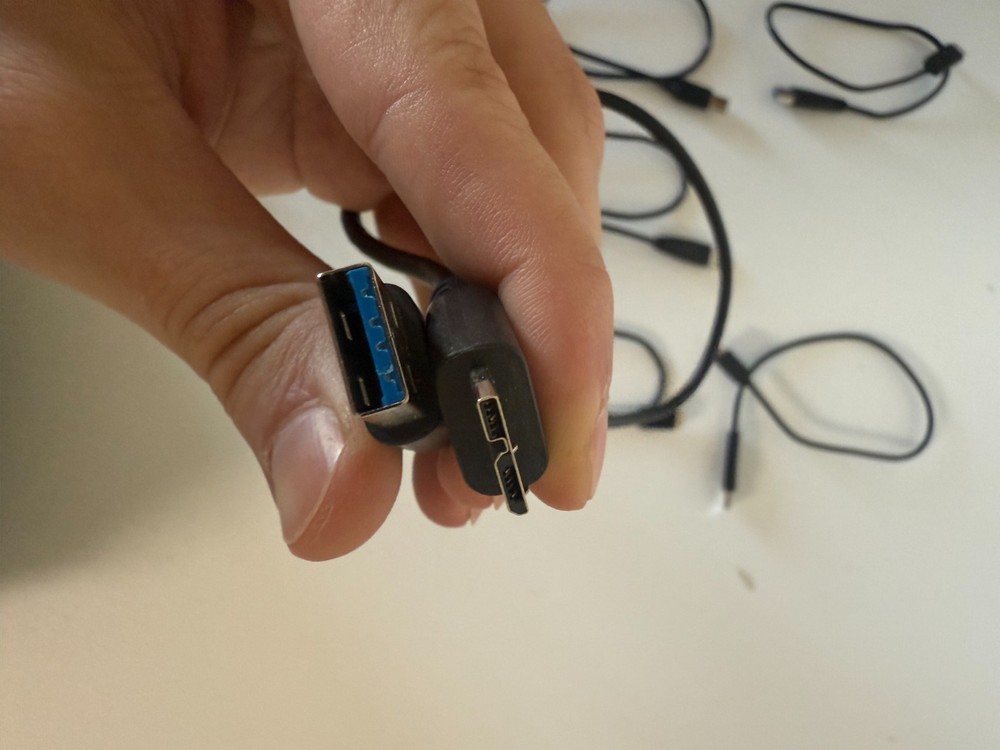 Micro USB 3.0 Cable 1 ft, Type A Male to B, for External Hard...