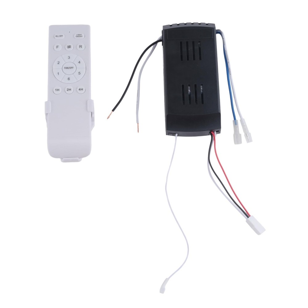 Universal Ceiling Fan Remote Control Kit Replacement, 6-Speed & Timing, Remot...