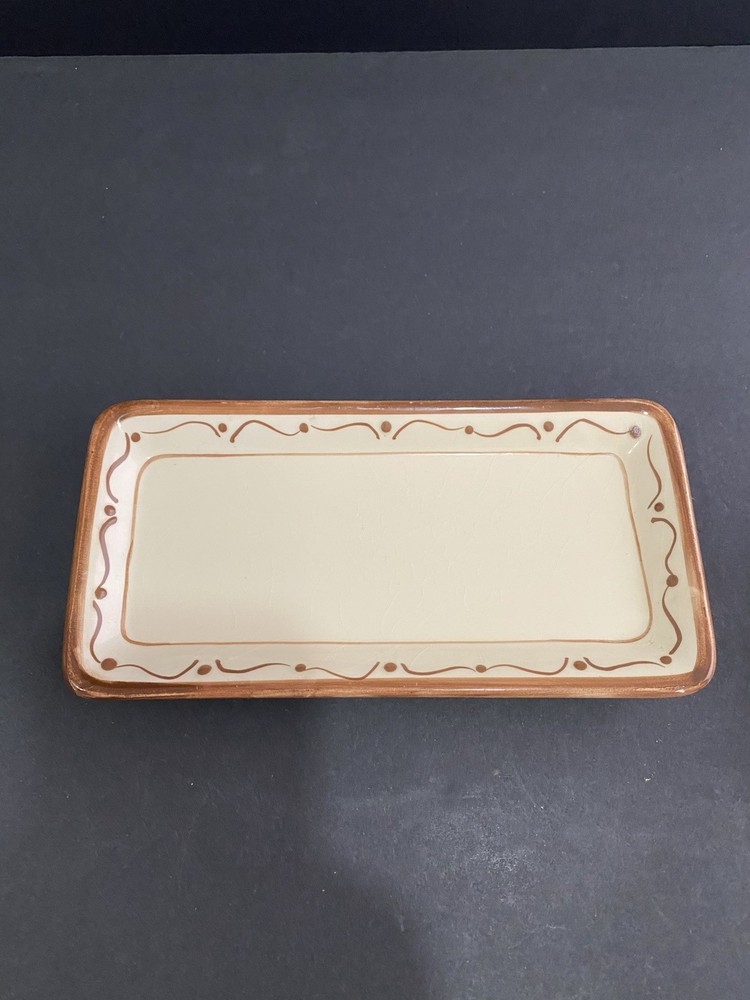 Around the Orchard Stoneware Covered Butter Dish With Apple Pattern