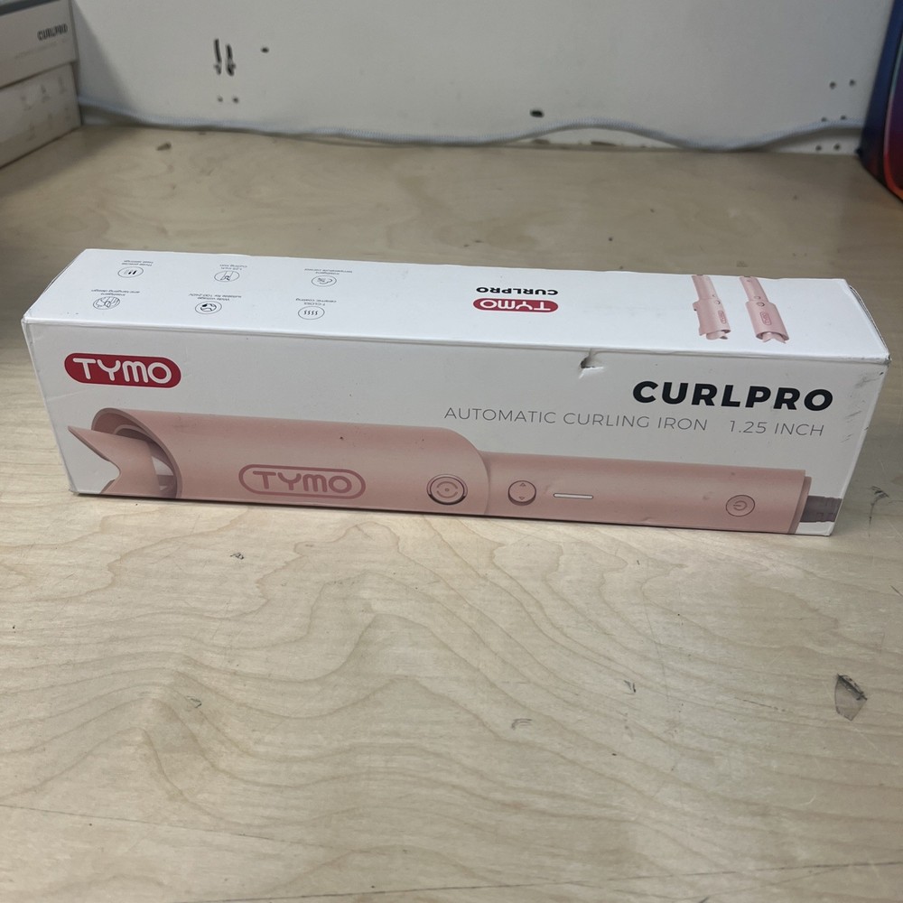 TYMO CURLPRO Automatic Curling Iron 1.25-inch Pink