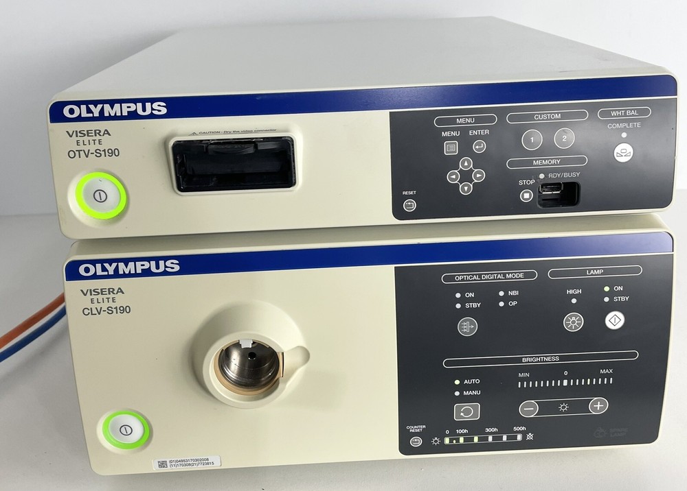 Olympus CLV-S190 and OTV-S190 Light source and Video Processor