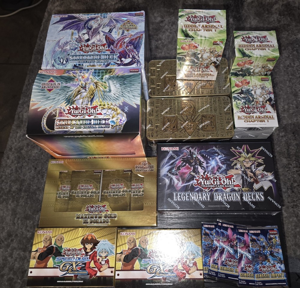 Yugioh Bundle x6 Structure Deck, Speed Duel, Booster Packs & Promo Cards