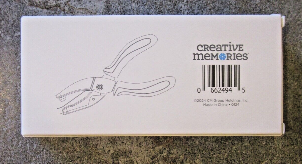 CREATIVE MEMORIES Handheld 1-Hole Punch Brand New