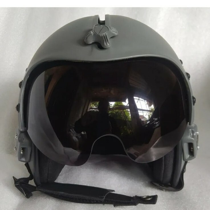 HGU-33 PLAIN GREY, PILOT FLIGHT HELMET (REPLICA)