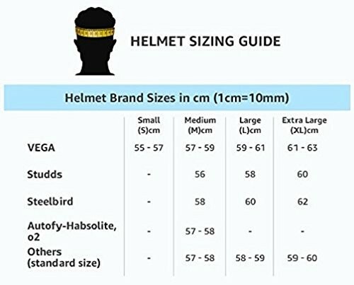 Studds Full Face Helmet Downtown White Colour L Size