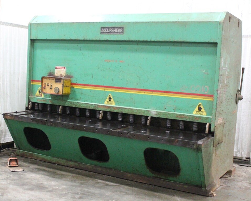 10' X 1/2" ACCURSHEAR HYDRAULIC SHEAR: YODER #63398