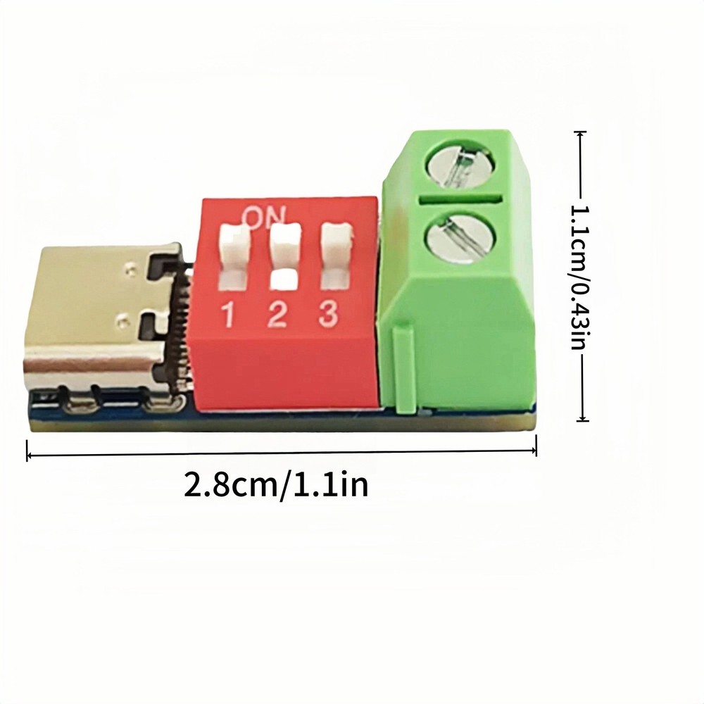 USB-C PD Trigger Module Set 10pcs Adjustable Output up to 20V Fast Charging