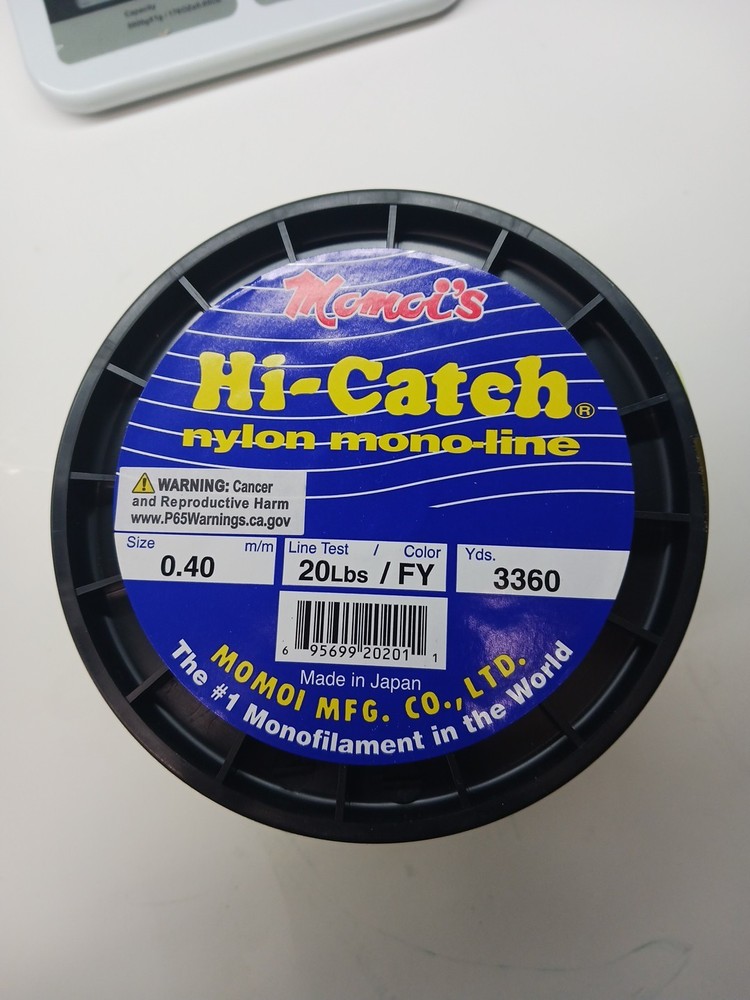 Momoi Hi-Catch Nylon 20Lb, 3360 Yds.