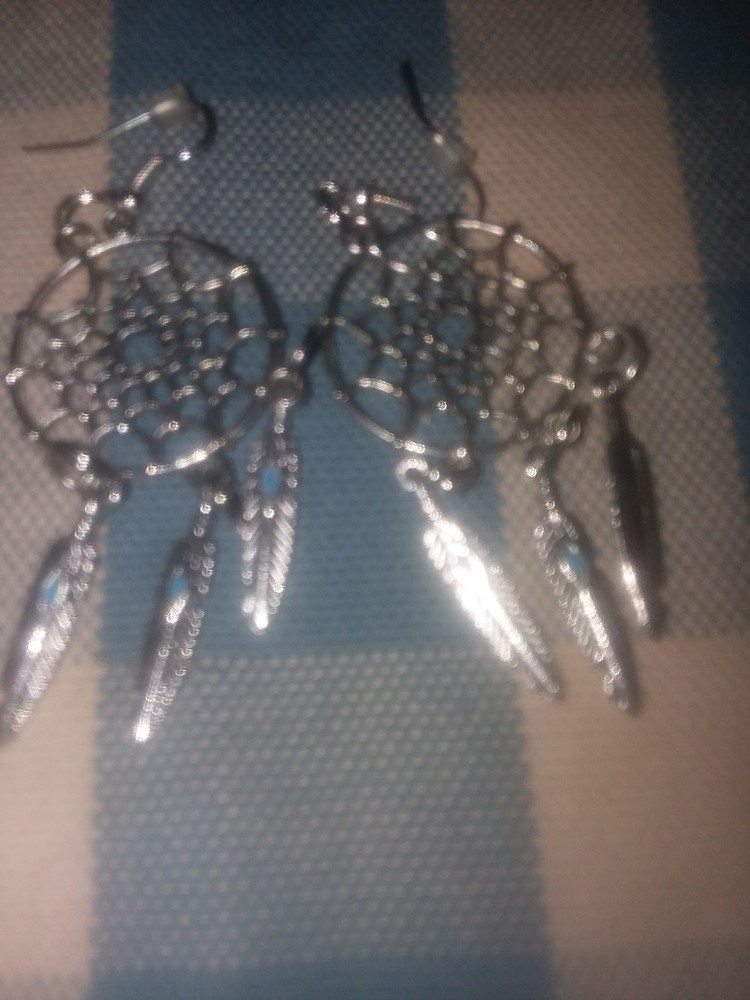 3" Native American earrings with arrows
