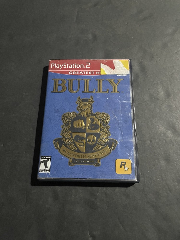 bully ps2 case only