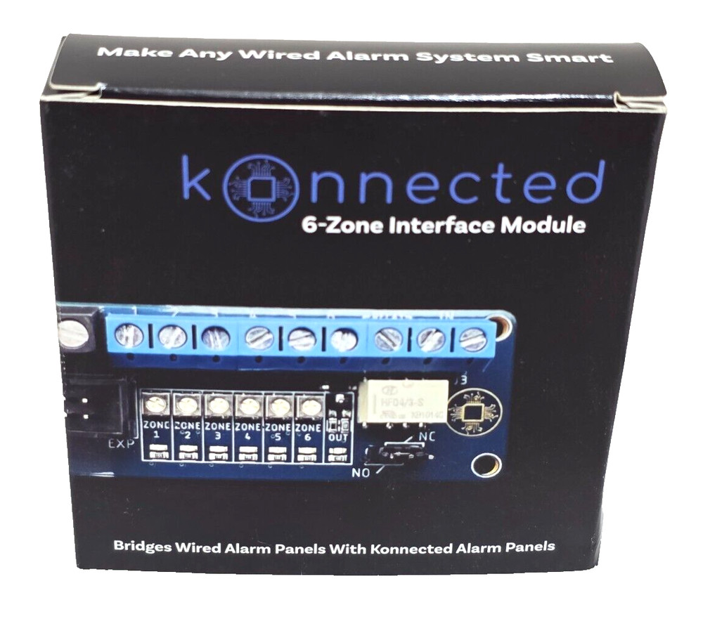 Konnected 6-Zone Interface Module Bridges Wired Smart Alarm Panel