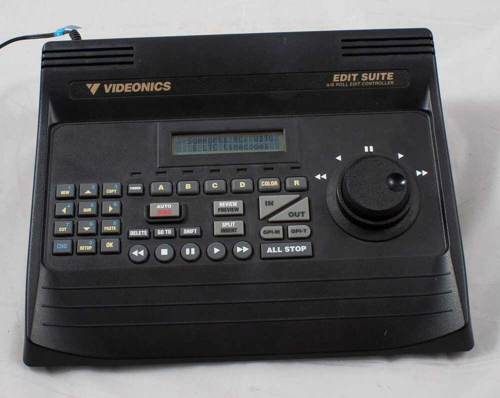 Videonics Edit Suite AB Roll Edit Controller Video Editing Equipment Powers On
