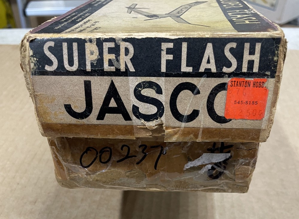 Vintage Jasco SUPER FLASH FF Balsa Model Airplane