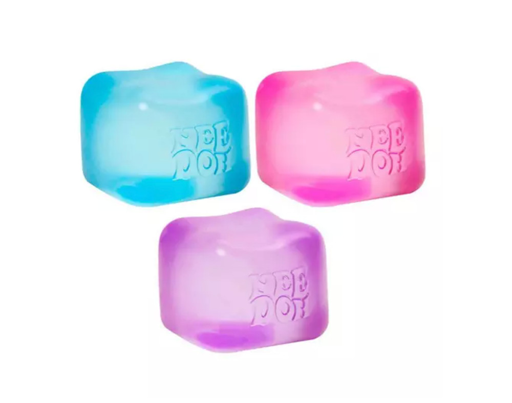 PURPLE!!VIRAL NeeDoh Nice Cube-Super Solid Squish!(Blue)-AUTHENTIC-Original sz