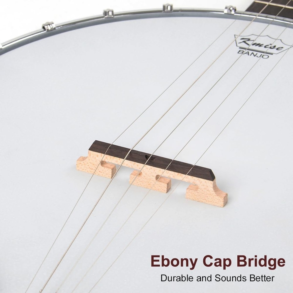 Professional 5 String Resonator Banjo with Sapele Back & Complete Starter Kit