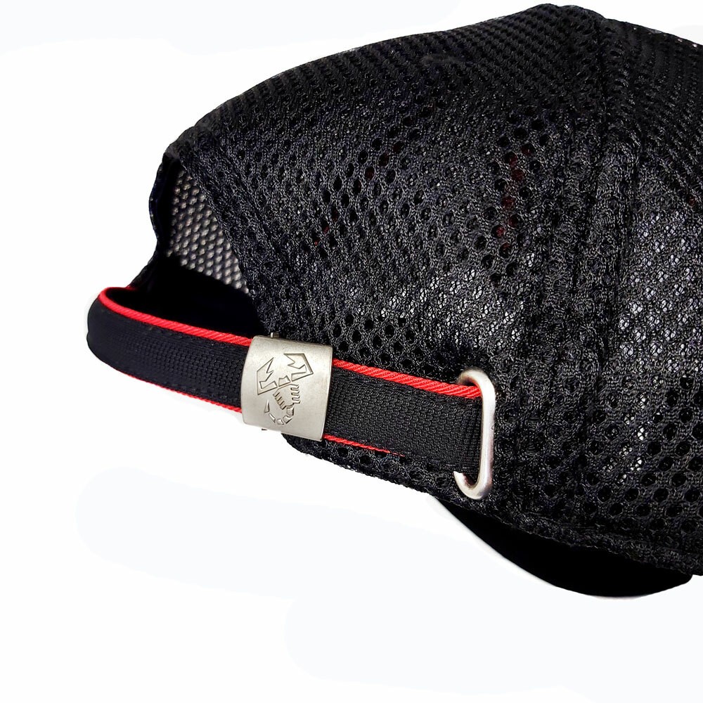 Abarth Black Summer Curved Visor Hat